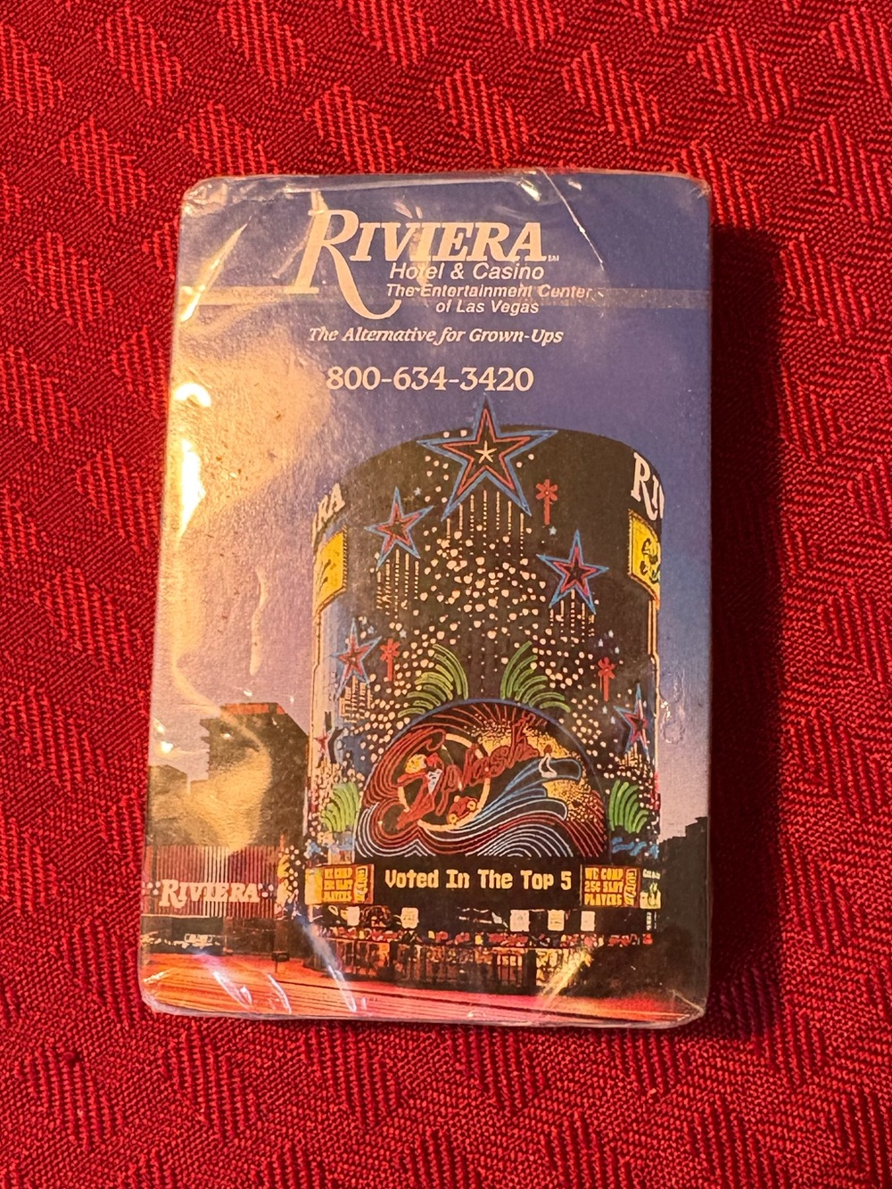Vintage “Riviera Hotel & Casin9o LasVegas”Souvenir Playing Cards